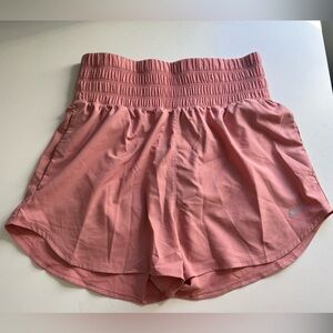 NWT Nike high waisted training shorts - size medium - built in briefs